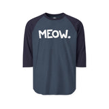 MEOW Happy Tee (Long Sleeve Raglan)  Long-sleeve  HAPPY TEES® BRAND