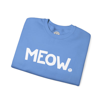 MEOW Happy Tee (Sweatshirt)  Sweatshirt  HAPPY TEES® BRAND
