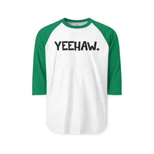 YEEHAW Happy Tee (Long Sleeve Raglan)