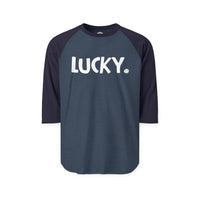 LUCKY Happy Tee (Long Sleeve Raglan)  Long-sleeve  HAPPY TEES® BRAND
