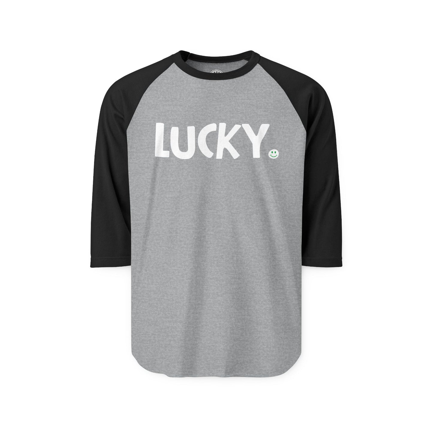 LUCKY Happy Tee (Long Sleeve Raglan)  Long-sleeve  HAPPY TEES® BRAND
