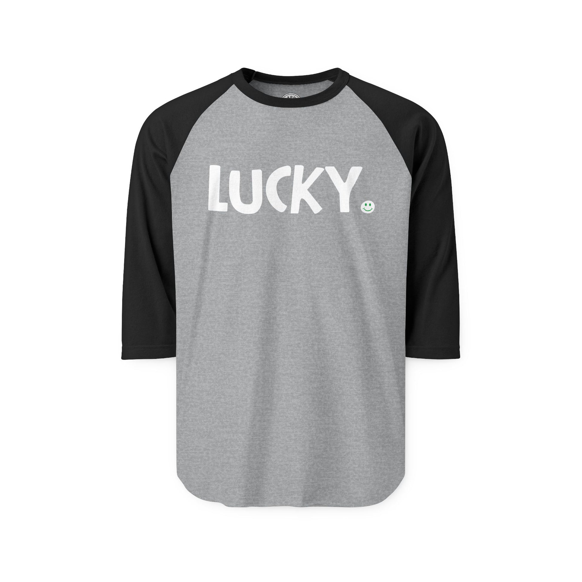 LUCKY Happy Tee (Long Sleeve Raglan)  Long-sleeve  HAPPY TEES® BRAND