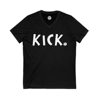 KICK Happy Tee (V-Neck) Printify