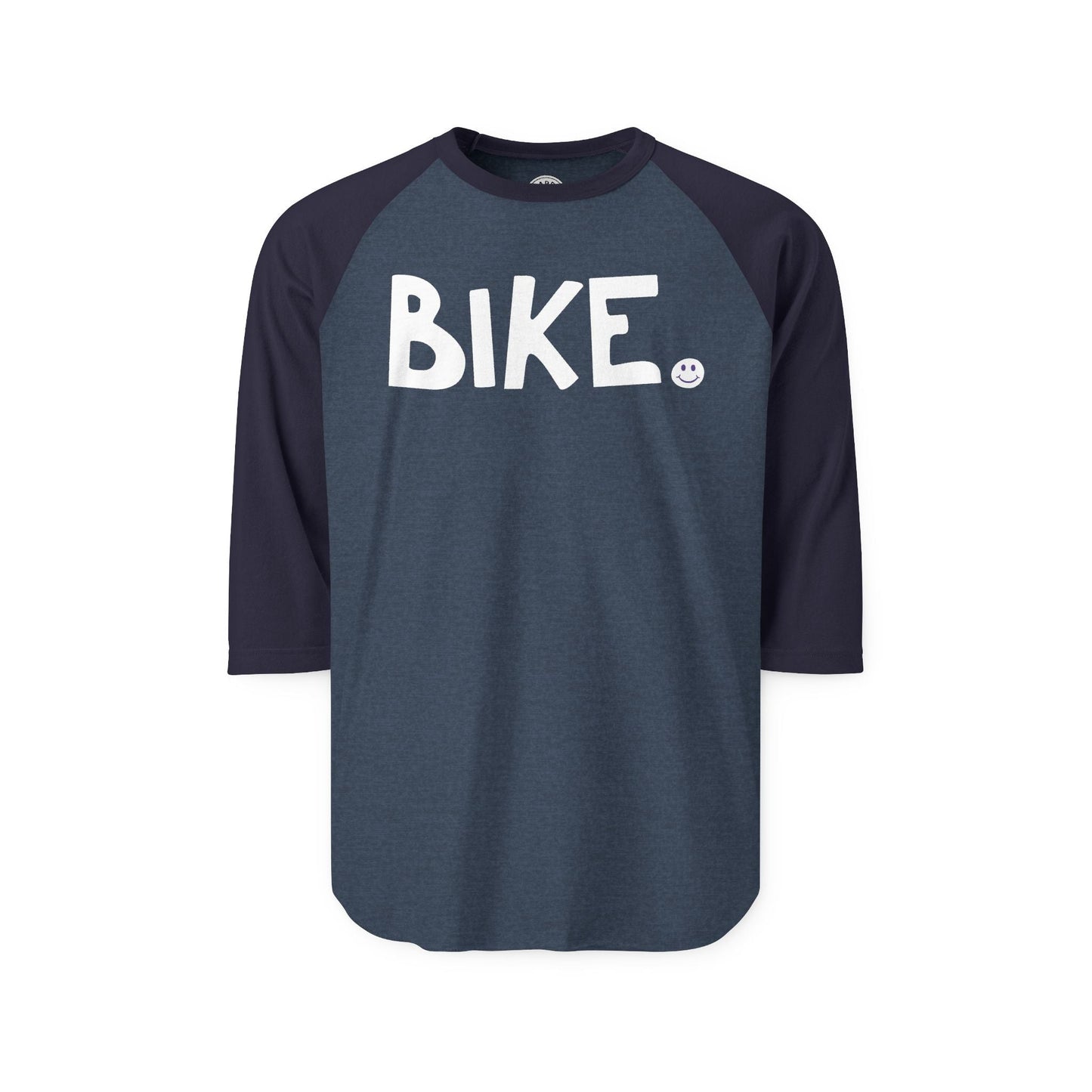 BIKE Happy Tee (Long Sleeve Raglan)  Long-sleeve  HAPPY TEES® BRAND