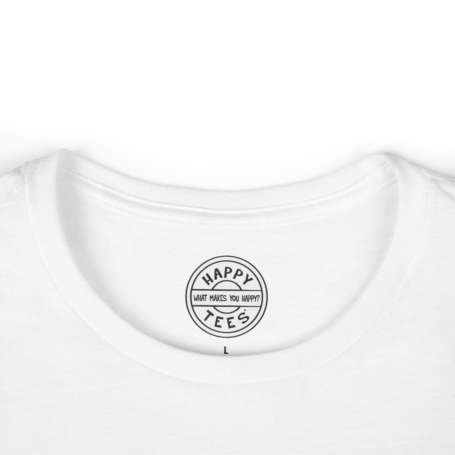 BOO Happy Tee (Woman's Tee)  T-Shirt  HAPPY TEES® BRAND