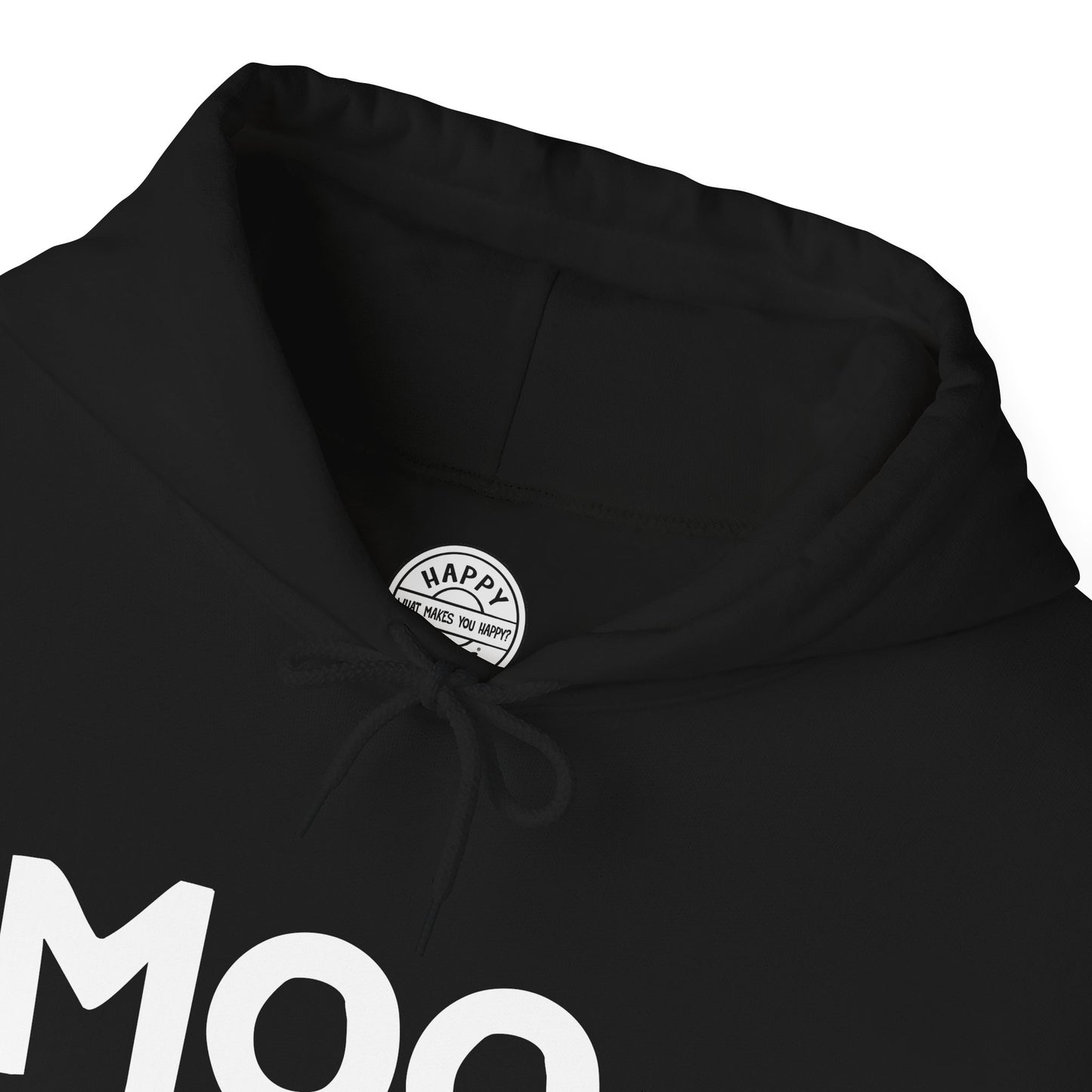 MOO Happy Tee (Hoodie)  Hoodie  HAPPY TEES® BRAND
