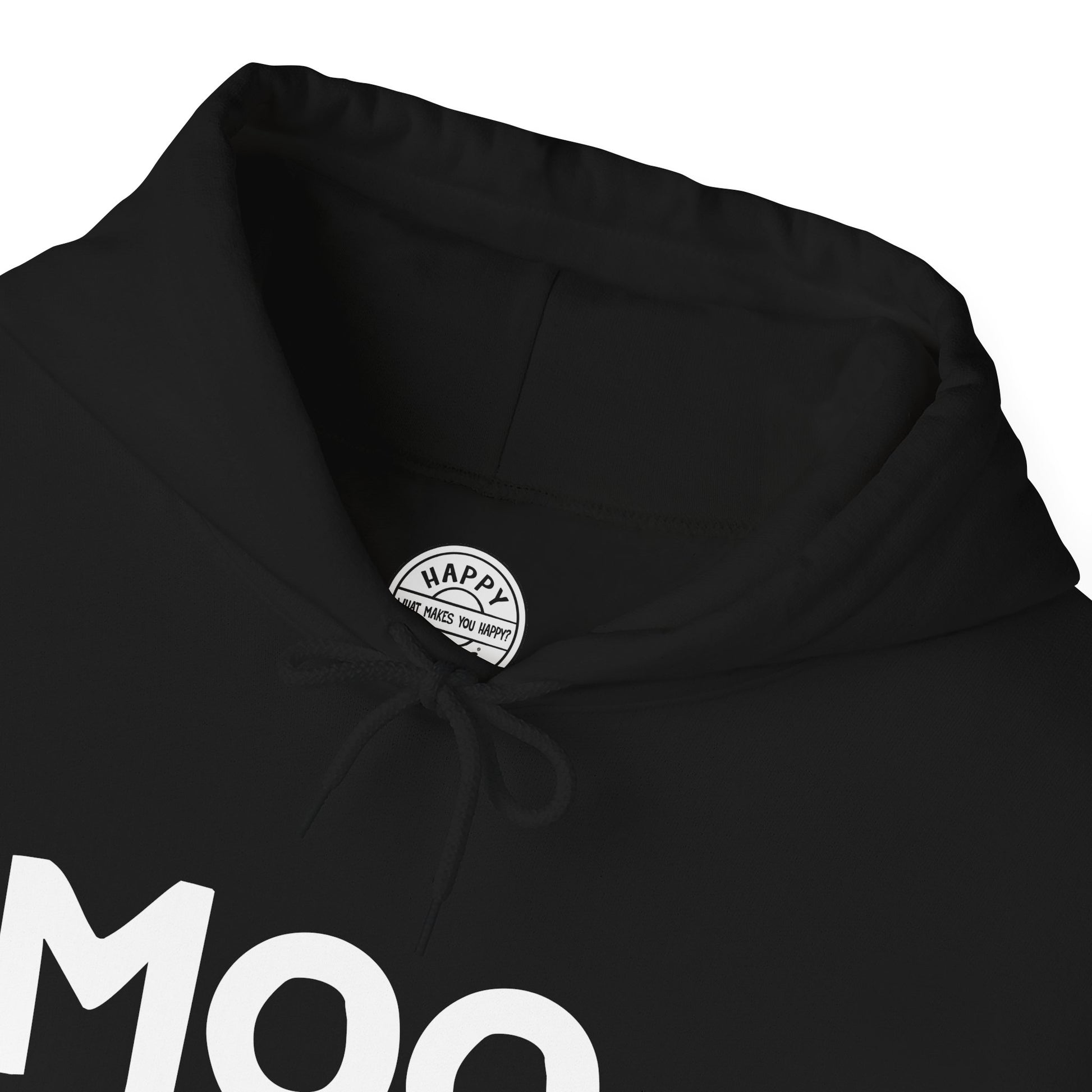 MOO Happy Tee (Hoodie)  Hoodie  HAPPY TEES® BRAND