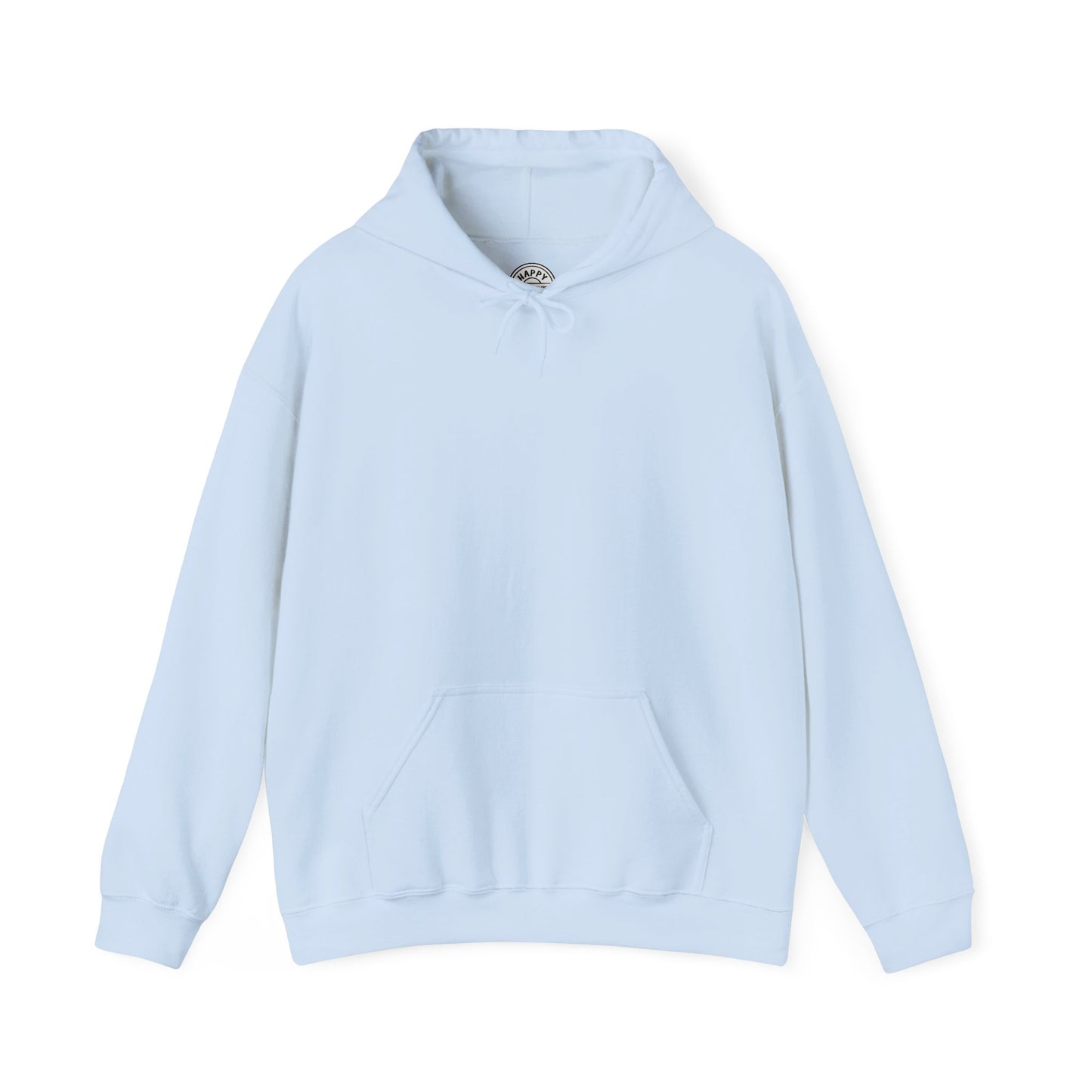 Happy Tees® Hoodie (without front logo)  Hoodie 2XL / Light Blue HAPPY TEES® BRAND