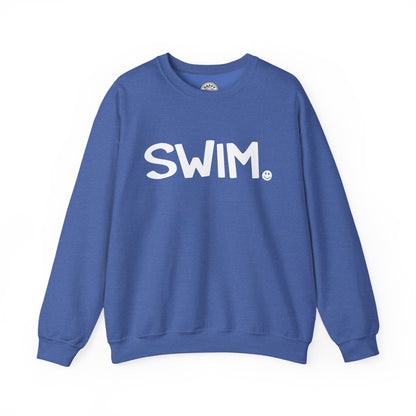 SWIM Happy Tee (Sweatshirt)  Sweatshirt Heather Sport Royal / 2XL HAPPY TEES® BRAND
