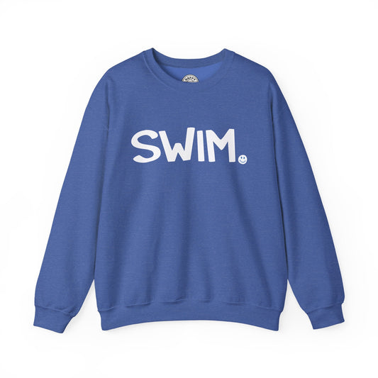 SWIM Happy Tee (Sweatshirt)  Sweatshirt Heather Sport Royal / 2XL HAPPY TEES® BRAND