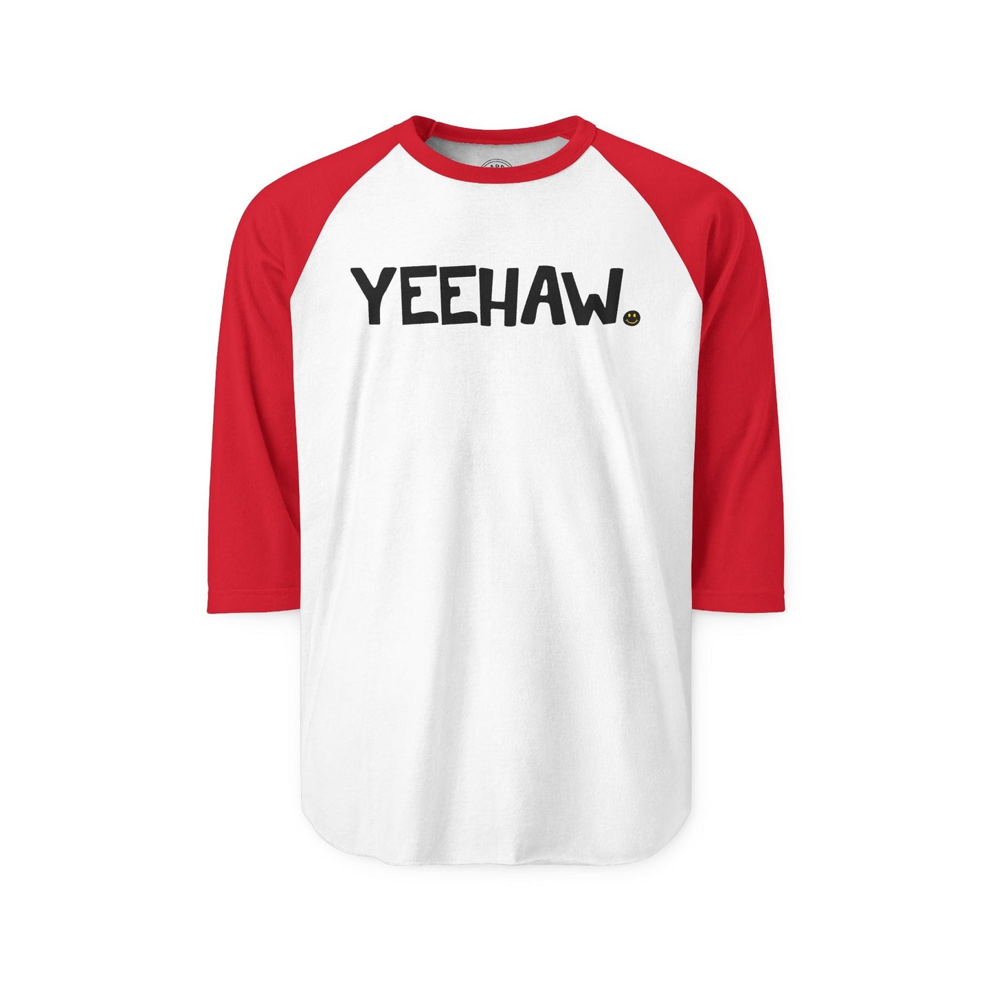 YEEHAW Happy Tee (Long Sleeve Raglan)  Long-sleeve  HAPPY TEES® BRAND