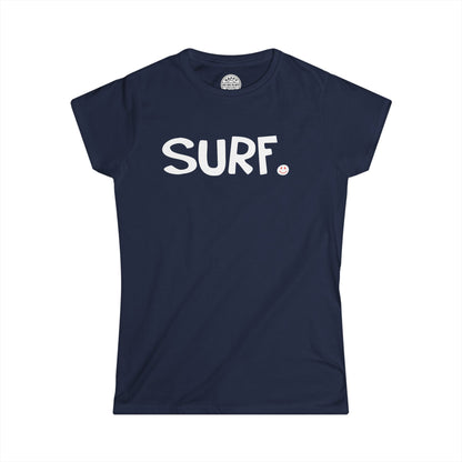 SURF Happy Tee (Women's Tee)  T-Shirt  HAPPY TEES® BRAND