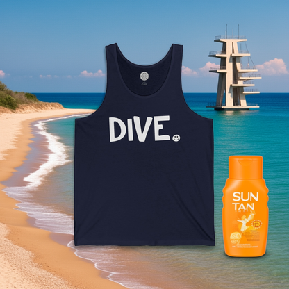 DIVE Happy Tee (Tank Top)  Tank Top  HAPPY TEES® BRAND