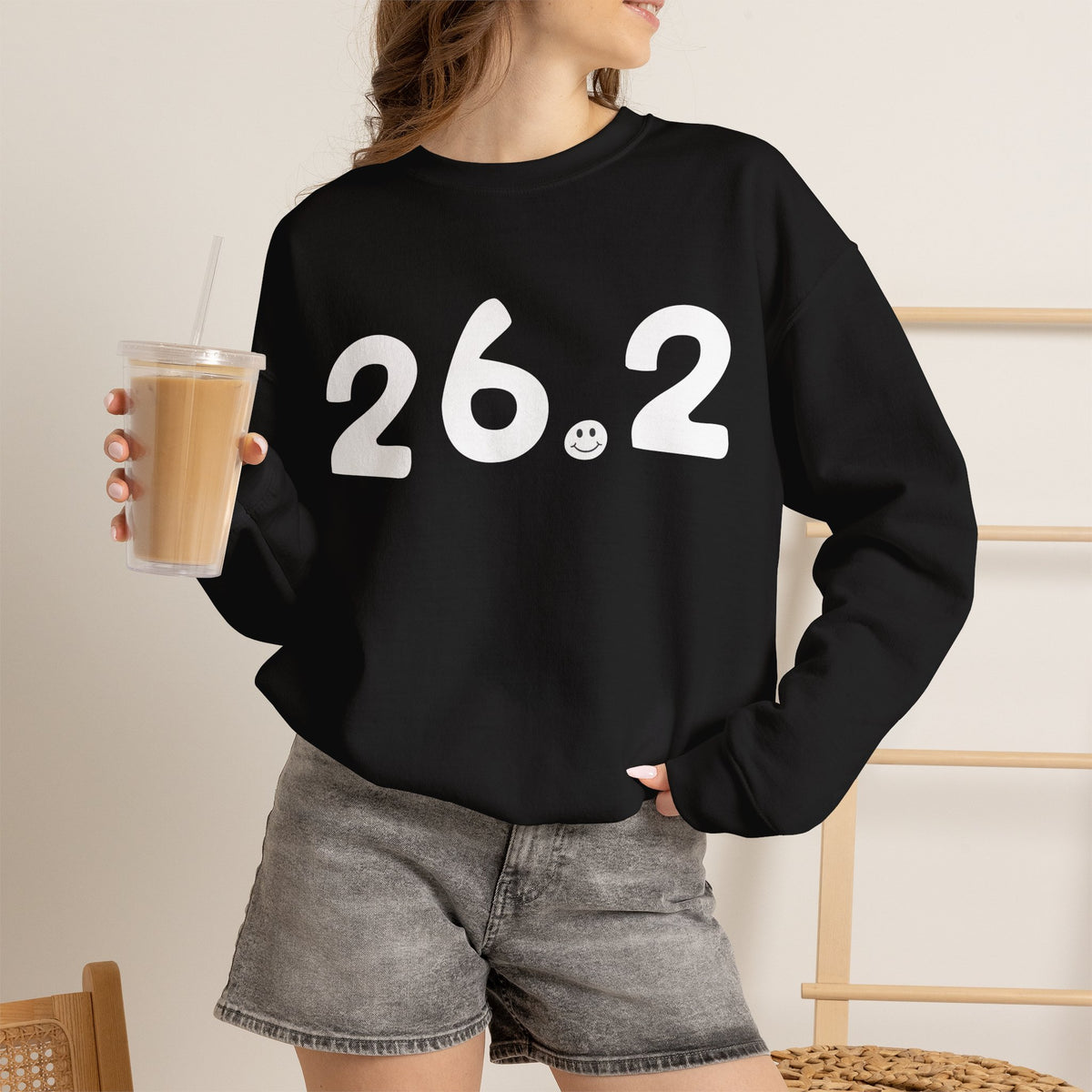 26.2 Happy Tee (Sweatshirt)  Sweatshirt  HAPPY TEES® BRAND