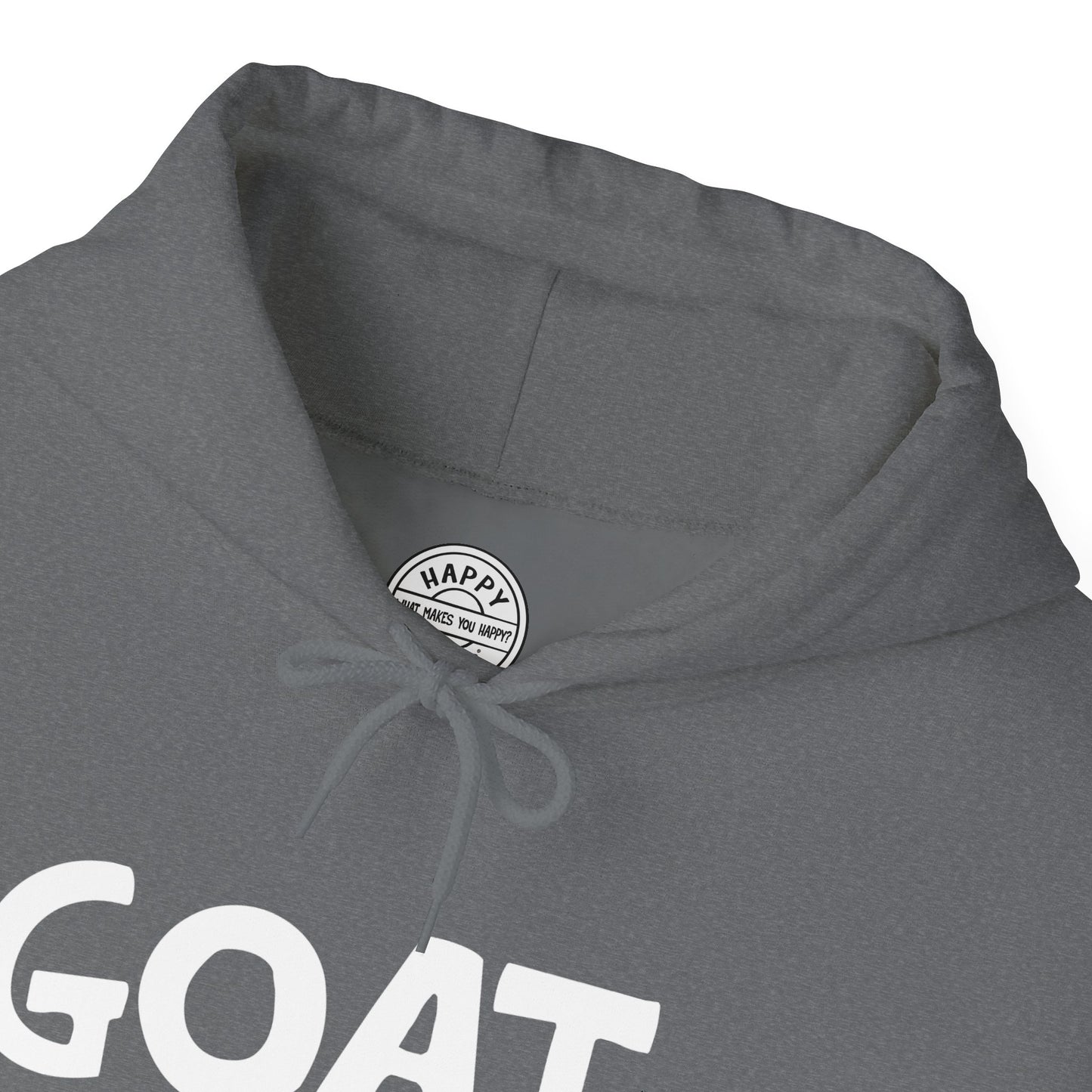 GOAT Happy Tee (Hoodie)  Hoodie  HAPPY TEES® BRAND