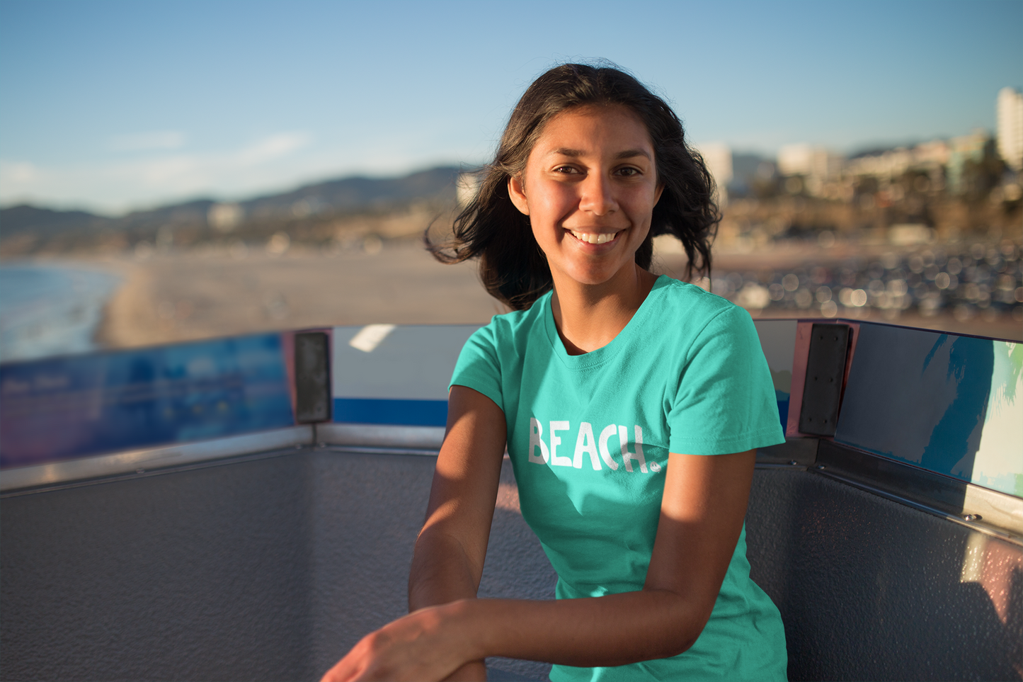 BEACH Happy Tee Printify