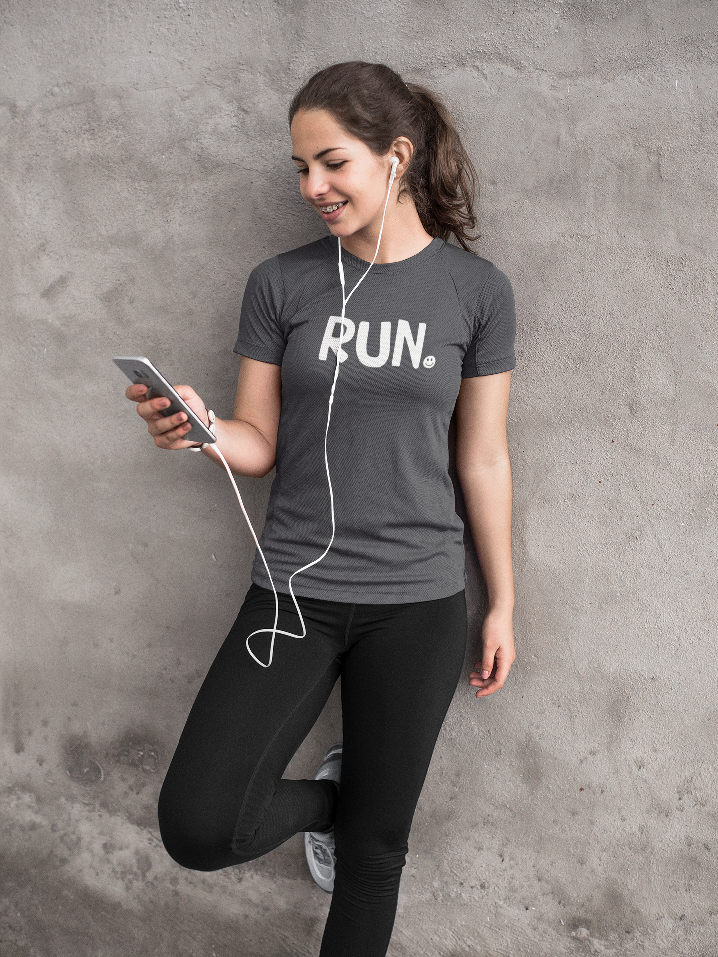 RUN Happy Tee Printify
