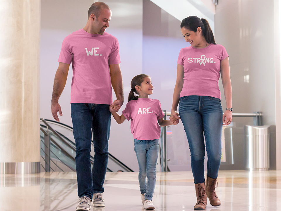 ARE Happy Tee (Women's Tee for Breast Cancer) Printify