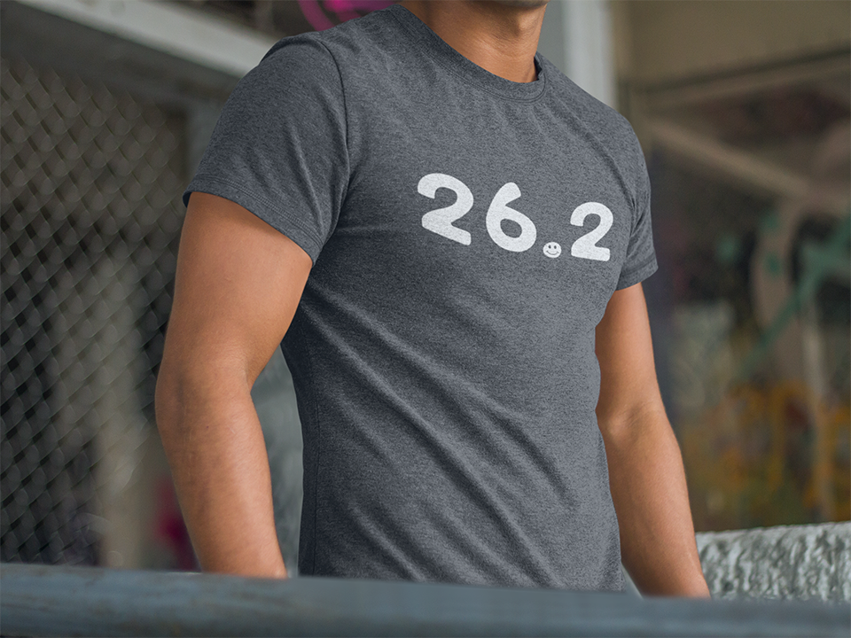 26.2 Happy Tee  T-Shirt  HAPPY TEES® BRAND