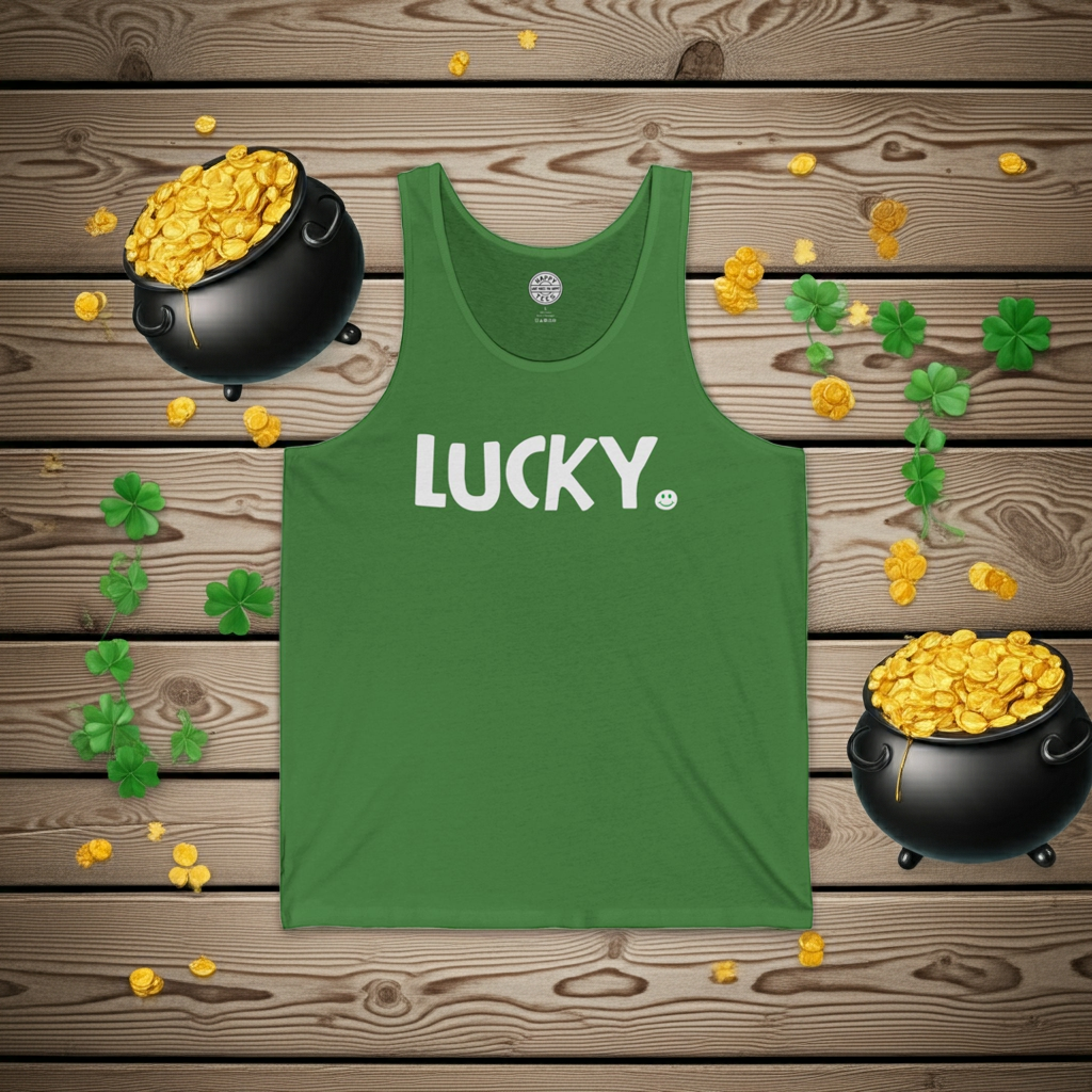 LUCKY Happy Tee (Tank Top)  Tank Top  HAPPY TEES® BRAND