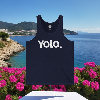 YOLO Happy Tee (Tank Top)  Tank Top  HAPPY TEES® BRAND