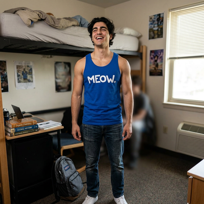 MEOW Happy Tee (Tank Top)  Tank Top  HAPPY TEES® BRAND