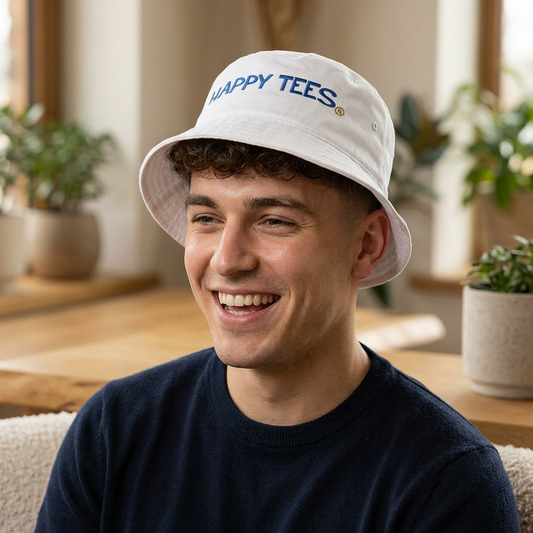 Happy Tees® Bucket Hat (Embroidered)  Hats  HAPPY TEES® BRAND