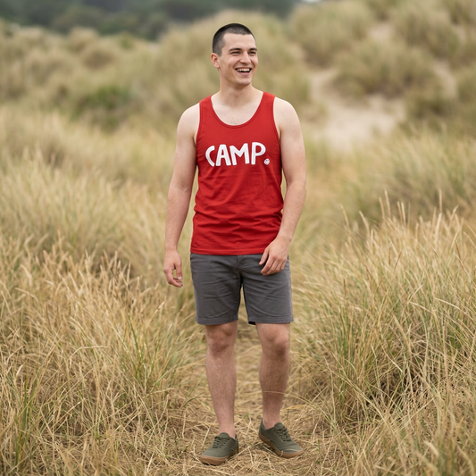 CAMP Happy Tee (Tank Top)  Tank Top  HAPPY TEES® BRAND