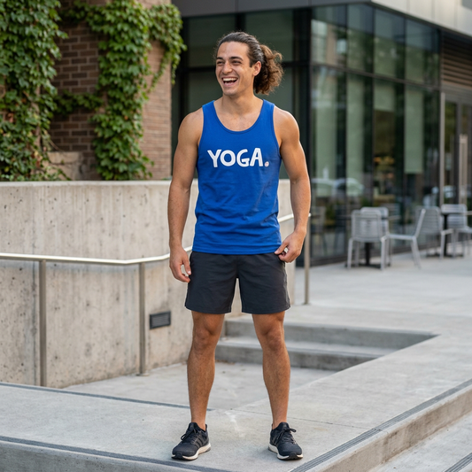 YOGA Happy Tee (Tank Top)  Tank Top  HAPPY TEES® BRAND