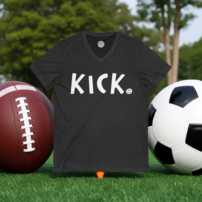 KICK Happy Tee (V-Neck)  V-neck  HAPPY TEES® BRAND