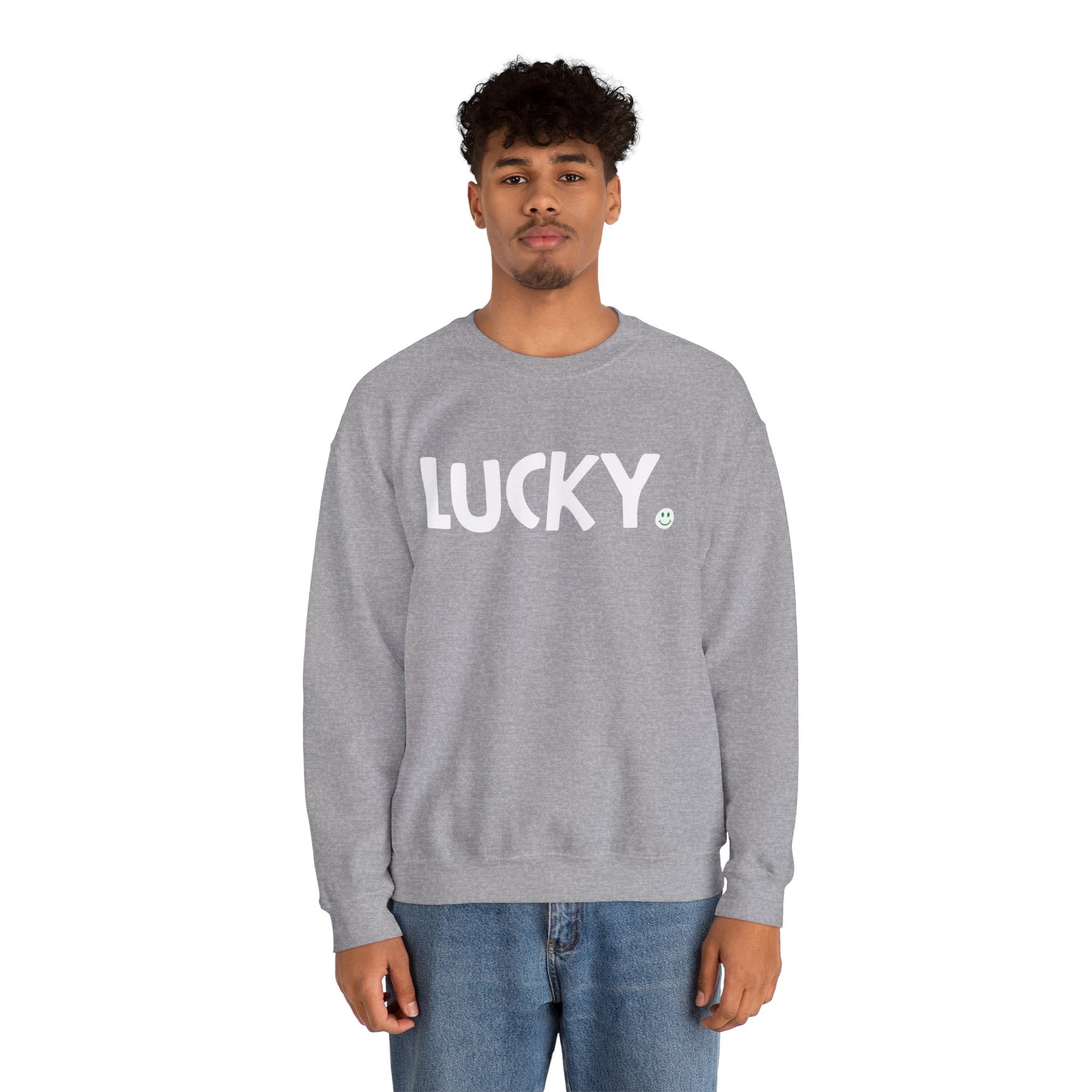 LUCKY Happy Tee (Sweatshirt)  Sweatshirt  HAPPY TEES® BRAND