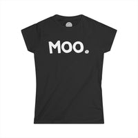MOO Happy Tee (Women's Tee) Printify