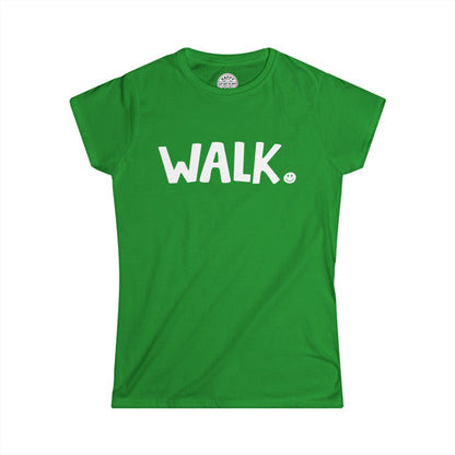 WALK Happy Tee (Women's Tee)  T-Shirt  HAPPY TEES® BRAND