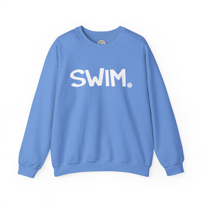 SWIM Happy Tee (Sweatshirt)  Sweatshirt Carolina Blue / 2XL HAPPY TEES® BRAND