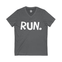 RUN Happy Tee (V-Neck) Printify