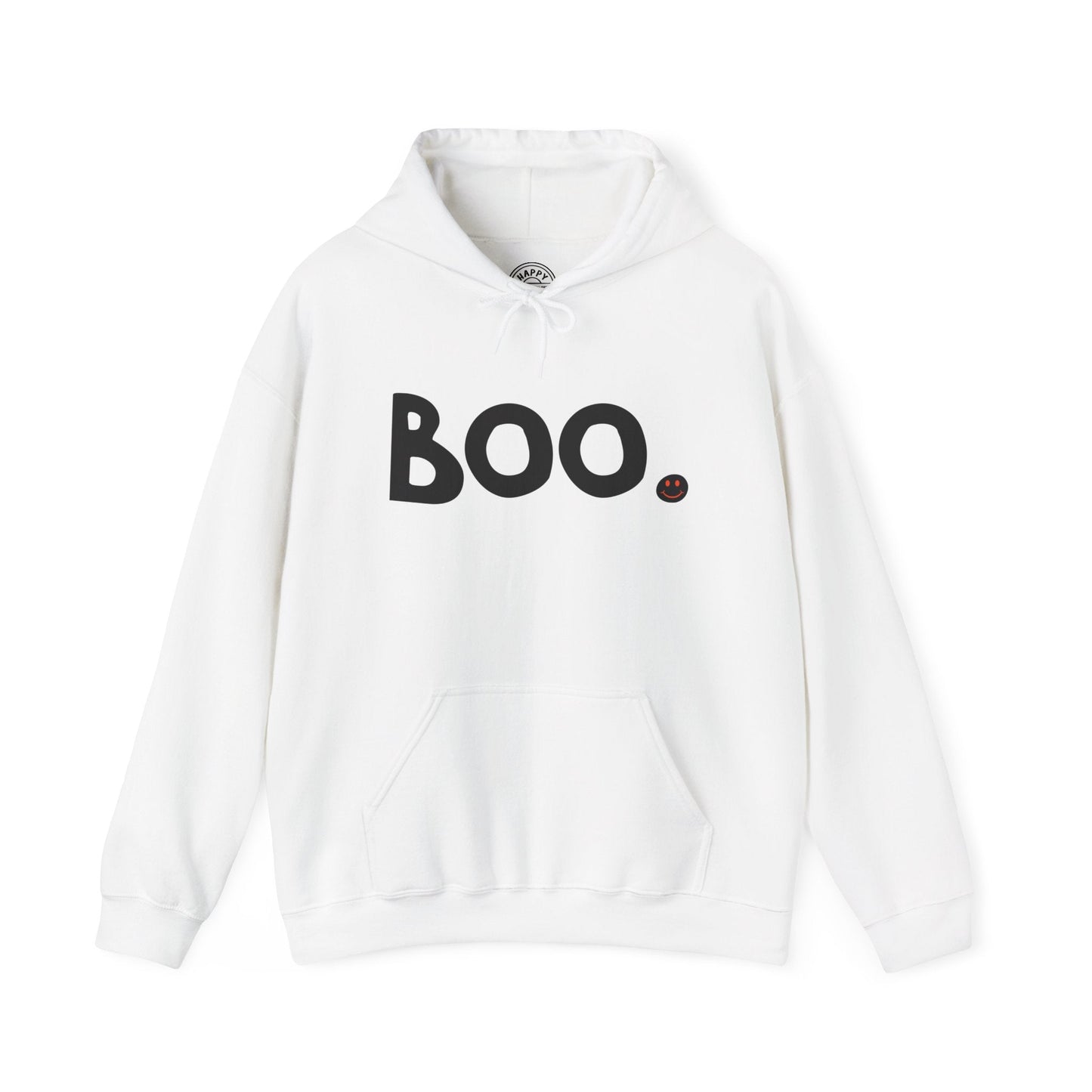 BOO Happy Tee (Hoodie)  Hoodie 2XL / White HAPPY TEES® BRAND