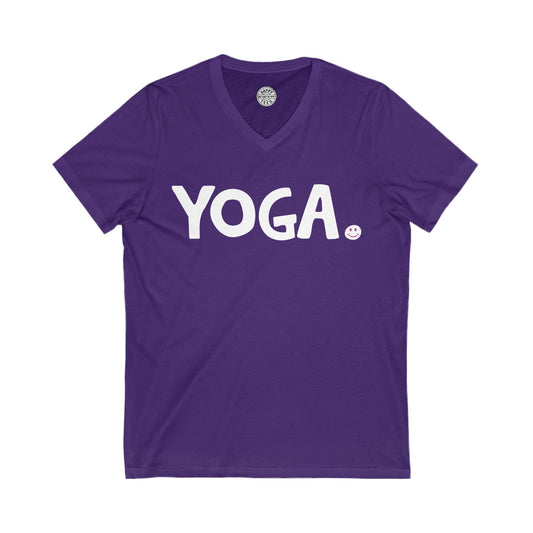 YOGA Happy Tee (V-Neck) Printify