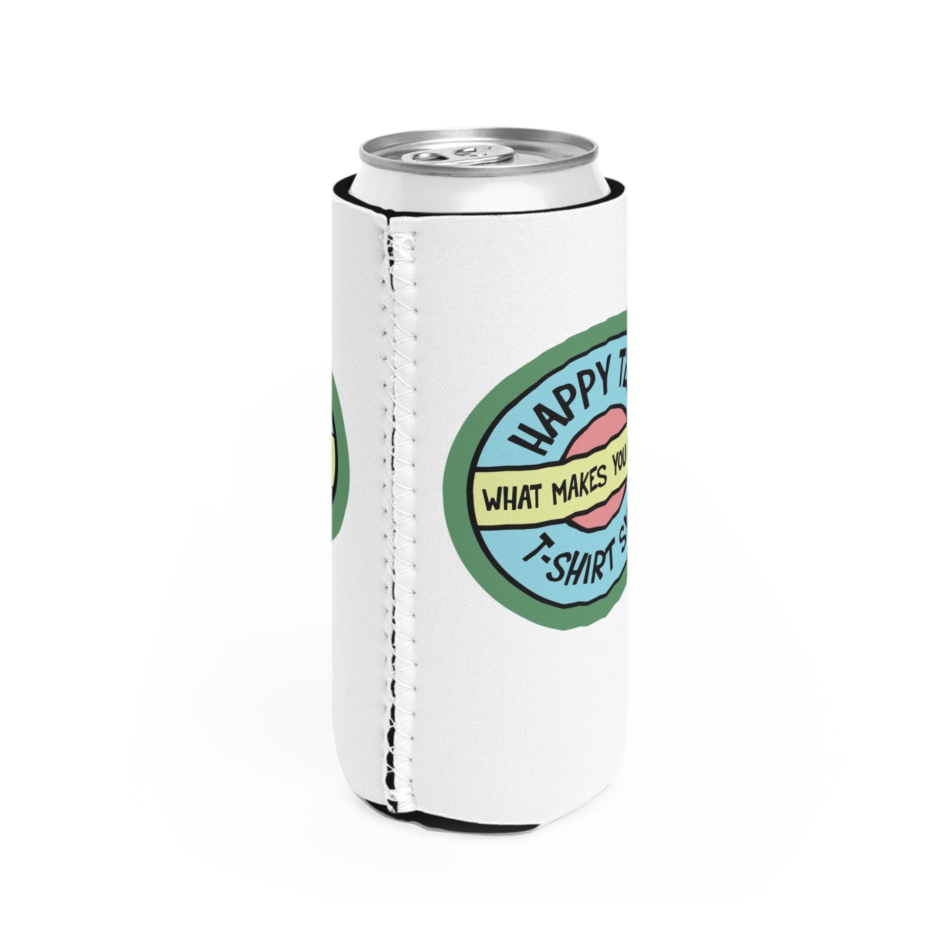 Happy Tees® Cooler (for 12 ounce slim cans) Printify