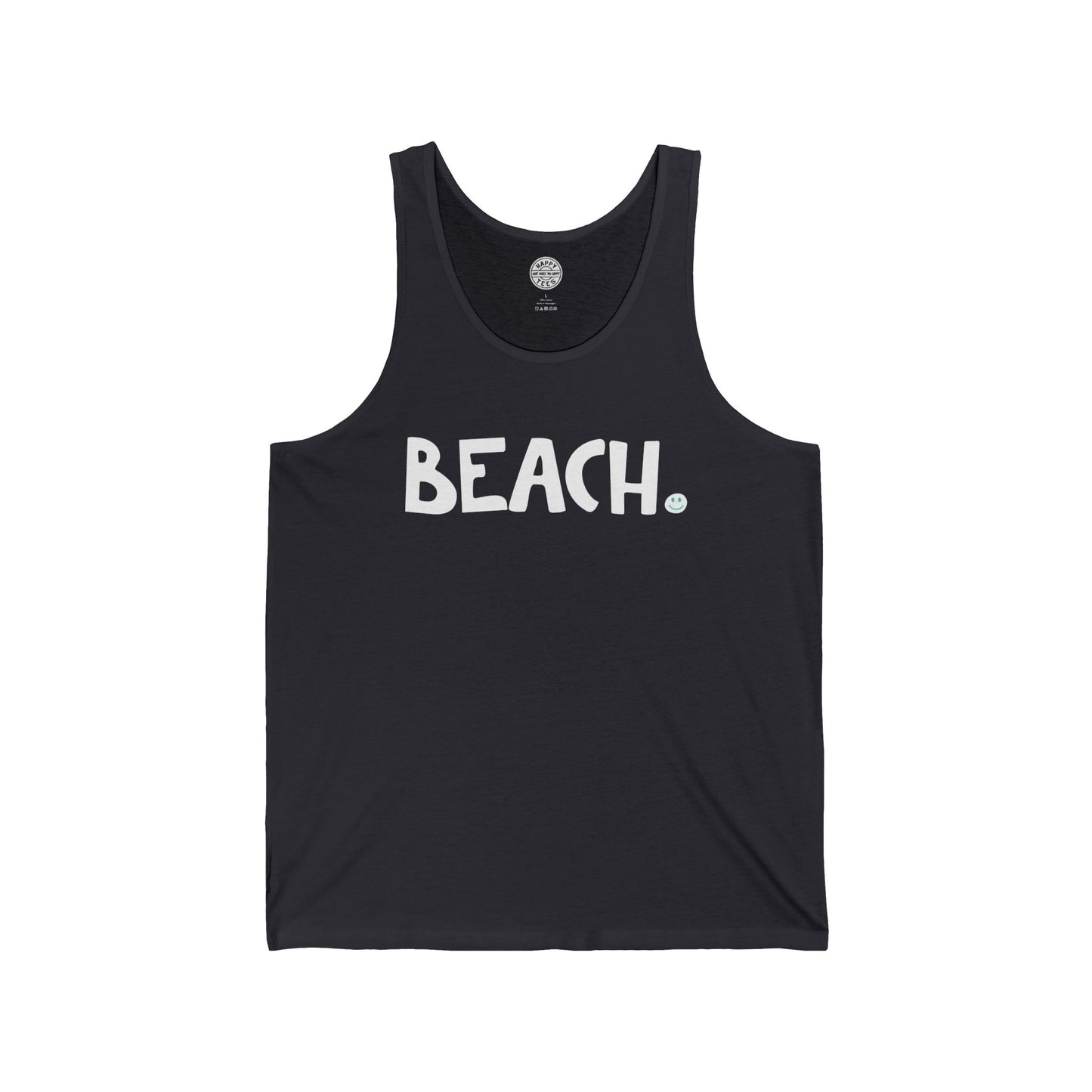 BEACH Happy Tee (Tank Top)  Tank Top  HAPPY TEES® BRAND