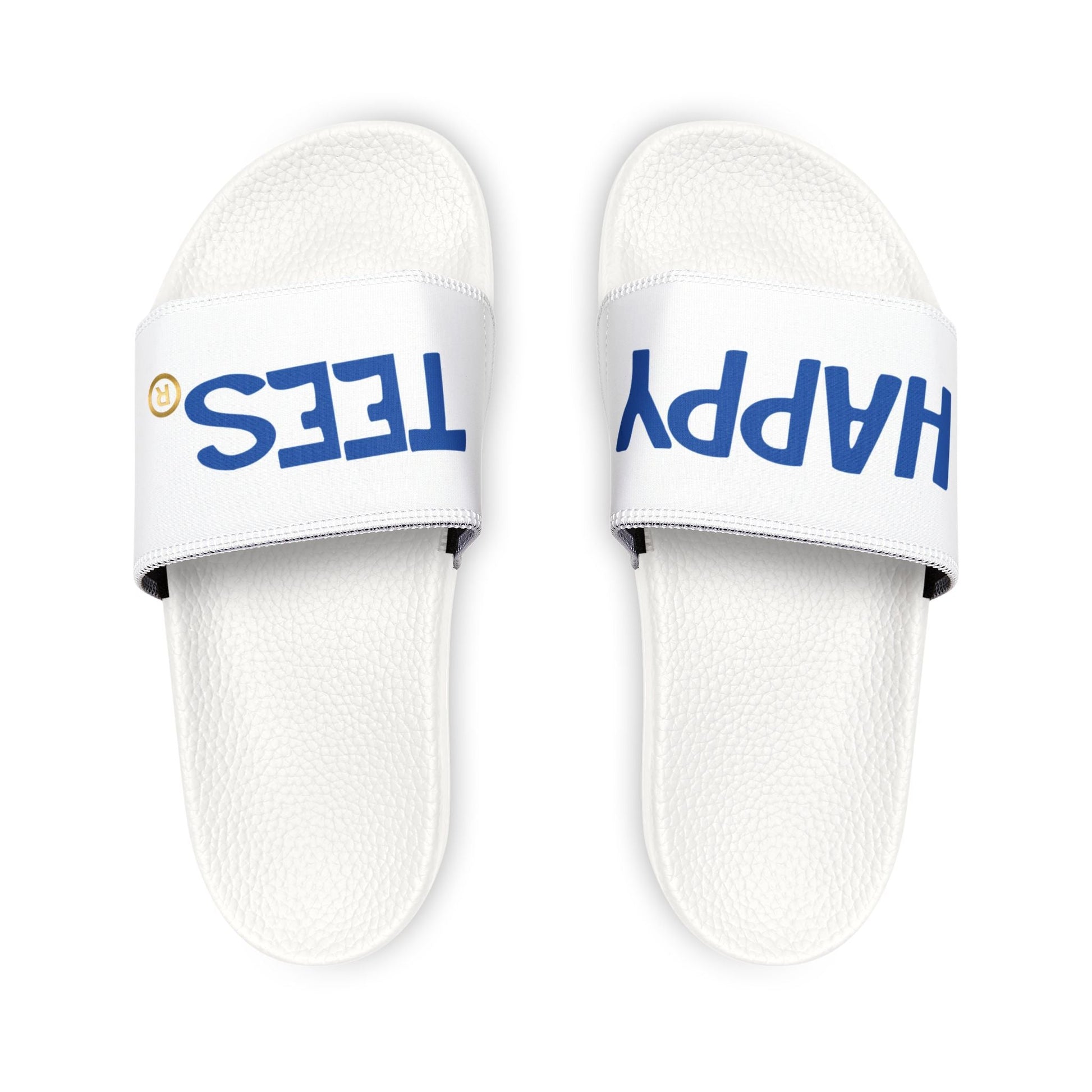 Happy Tees® Sandals (Split words on each foot)  Shoes  HAPPY TEES® BRAND