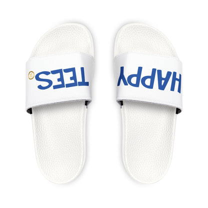 Happy Tees® Sandals (Split words on each foot)  Shoes  HAPPY TEES® BRAND