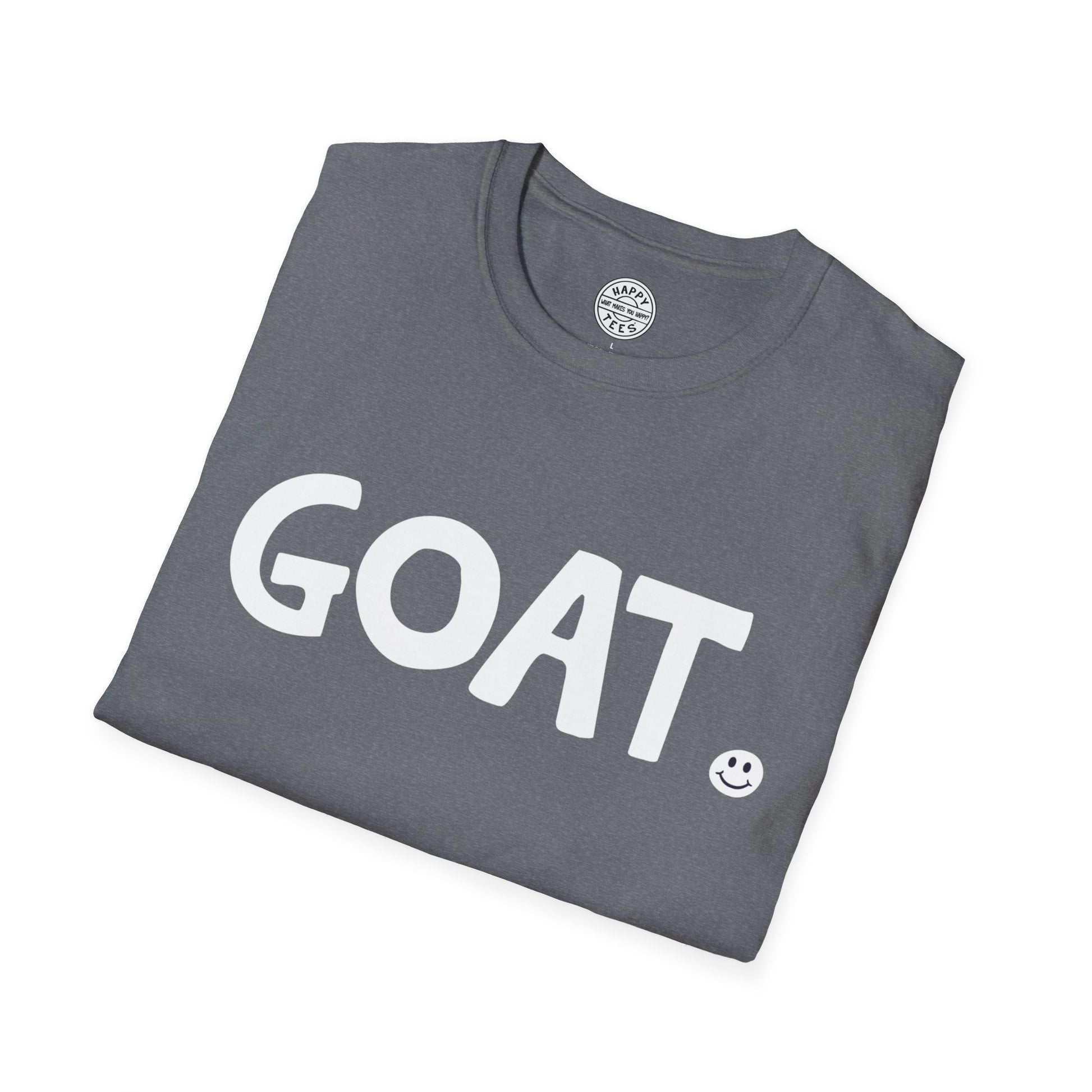 GOAT Happy Tee  T-Shirt  HAPPY TEES® BRAND