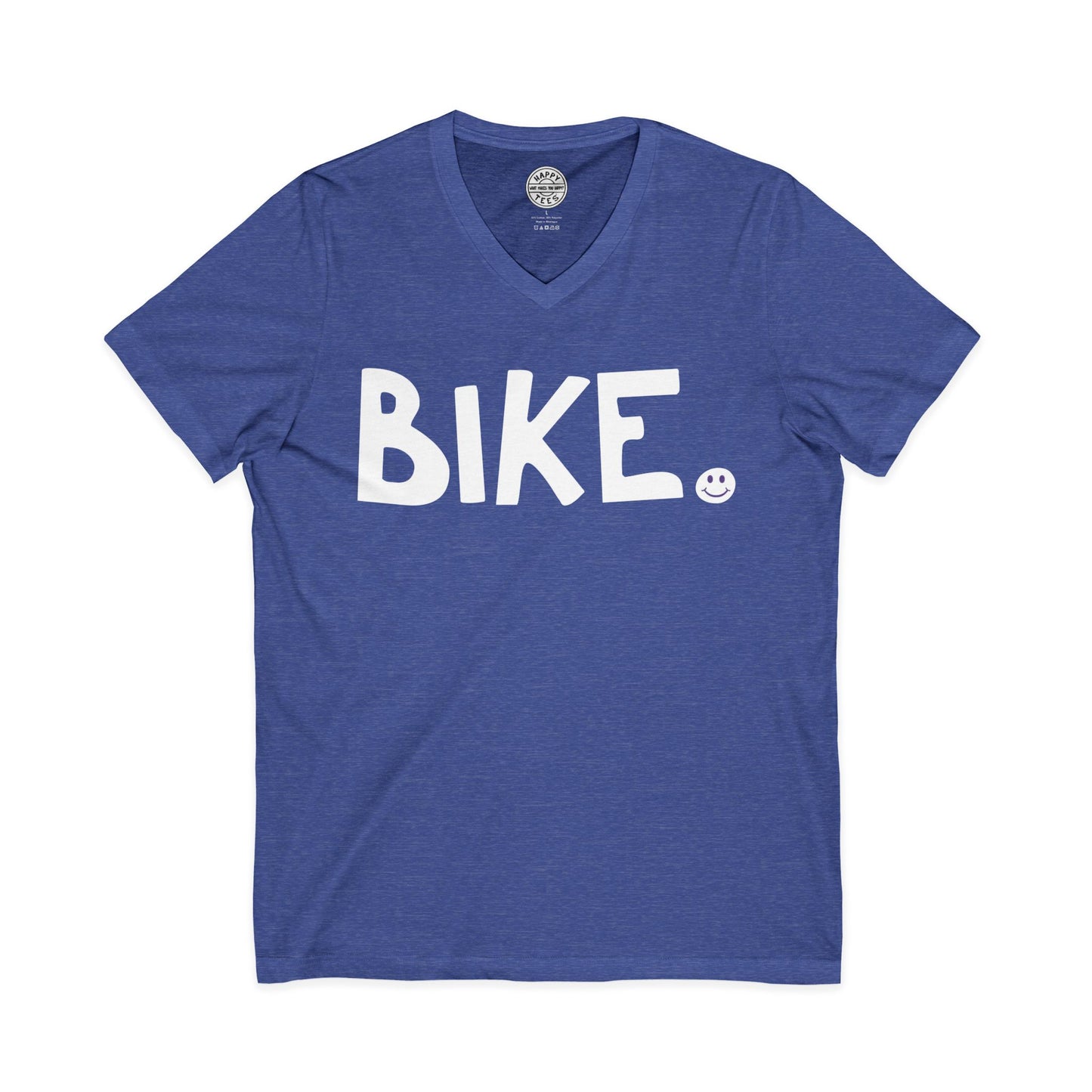 BIKE Happy Tee (V-Neck)  V-neck  HAPPY TEES® BRAND