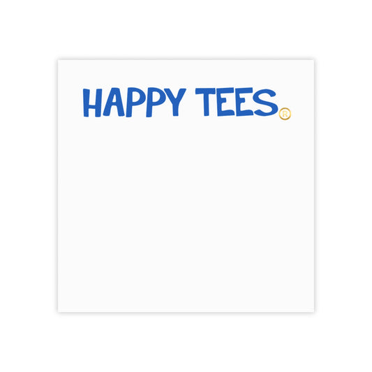 Happy Tees® Note Pads  Paper products 3" x 3" / White HAPPY TEES® BRAND