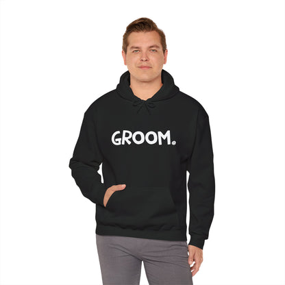 GROOM Happy Tee (Hoodie)  Hoodie  HAPPY TEES® BRAND