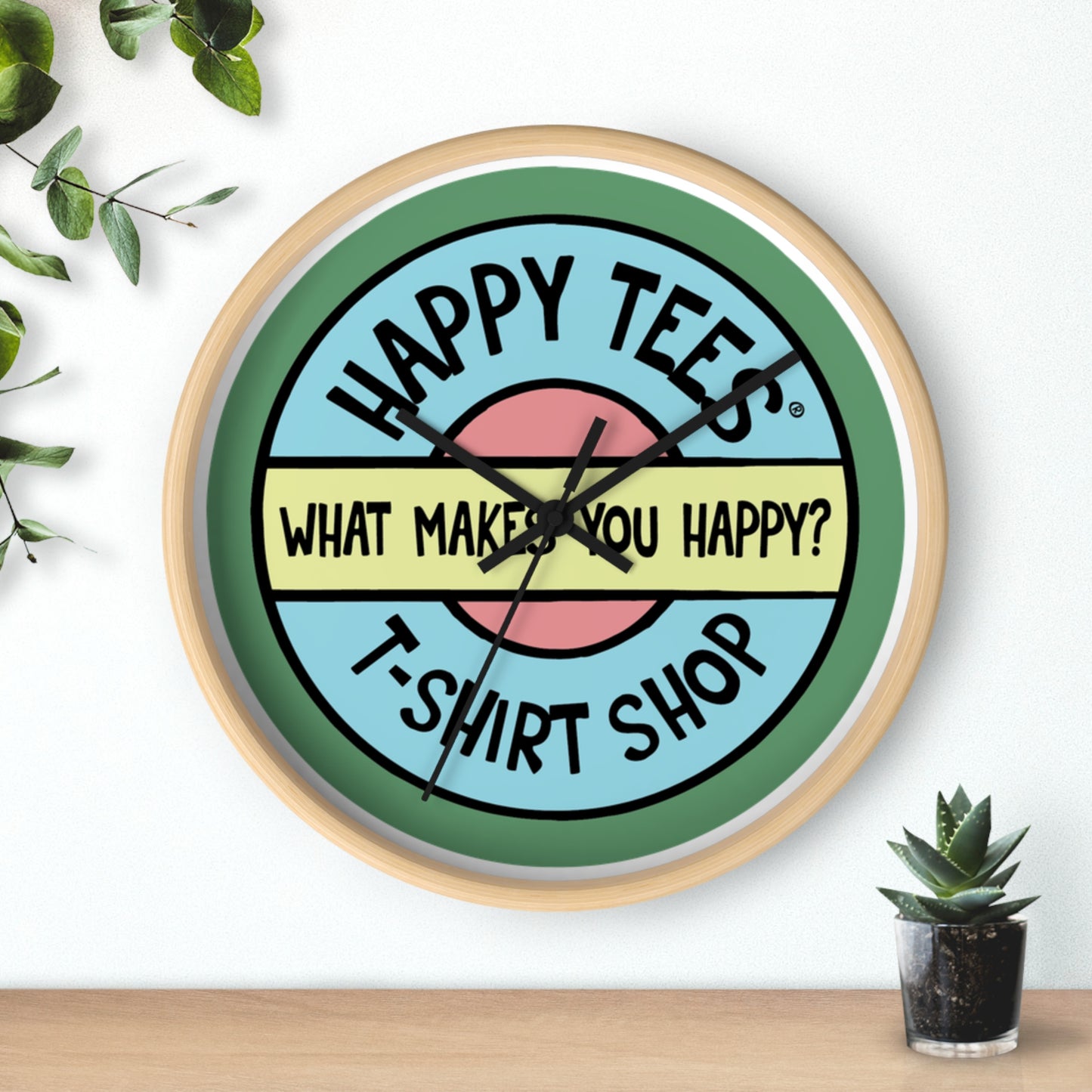 Happy Tees® Wall Clock