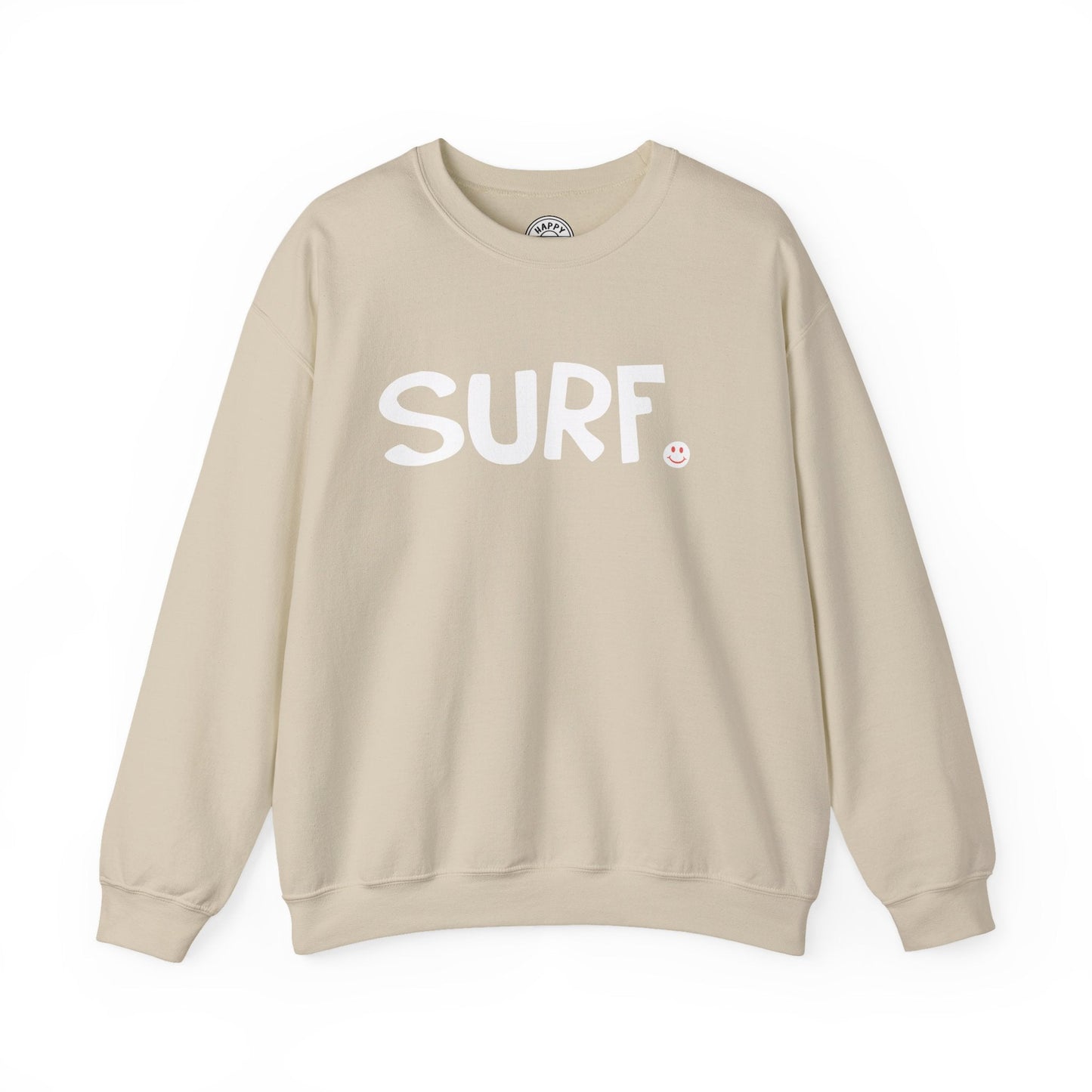 SURF Happy Tee (Sweatshirt)  Sweatshirt Sand / 2XL HAPPY TEES® BRAND