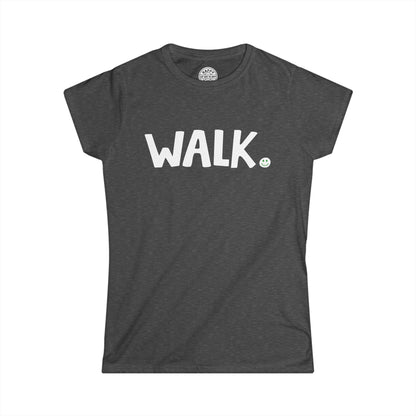 WALK Happy Tee (Women's Tee)  T-Shirt  HAPPY TEES® BRAND