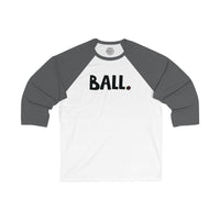 BALL Happy Tee (Long Sleeve Baseball Tee)  Long-sleeve  HAPPY TEES® BRAND