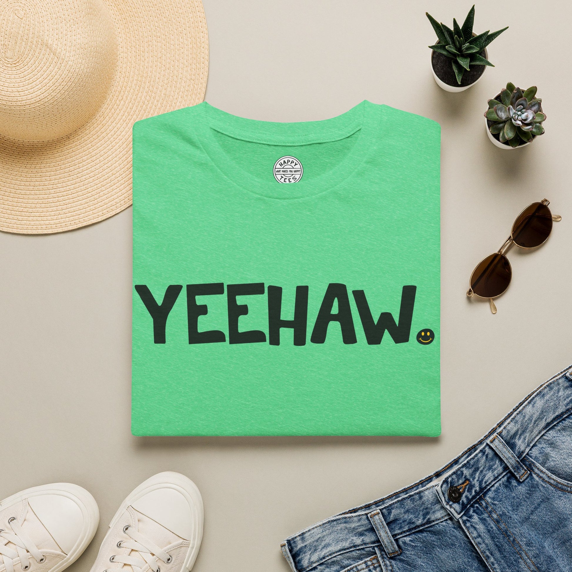 YEEHAW Happy Tee  T-Shirt  HAPPY TEES® BRAND